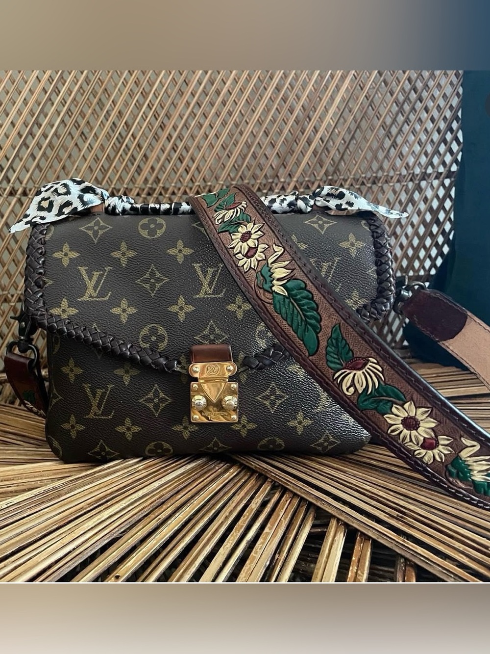 Louis Vuitton Vintage Boho Pochette Métis Monogram Crossbody Bag